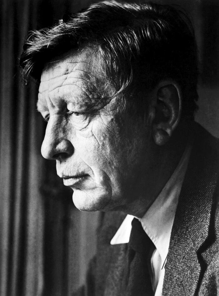 Profile Photograph of W. H. Auden in 1956