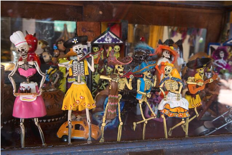 Olvera Street in the oldest part of downtown Los Angeles, California